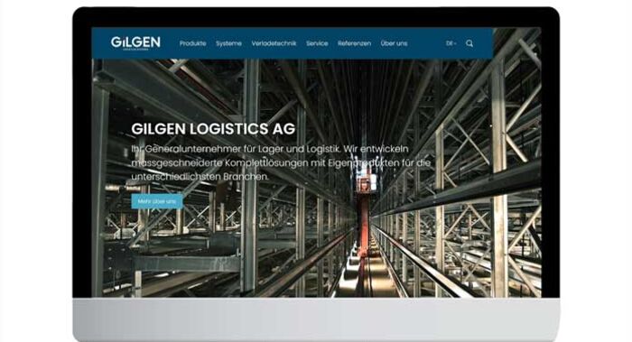 Gilgen Logistics: neuer Webauftritt, neues Erscheinungsbild