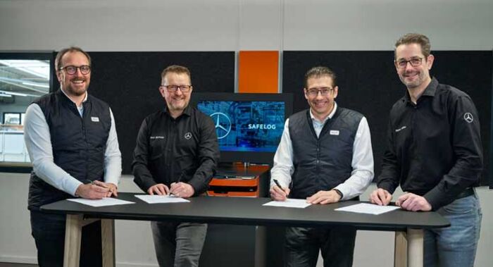 Mercedes-Benz baut Zusammenarbeit mit Safelog aus